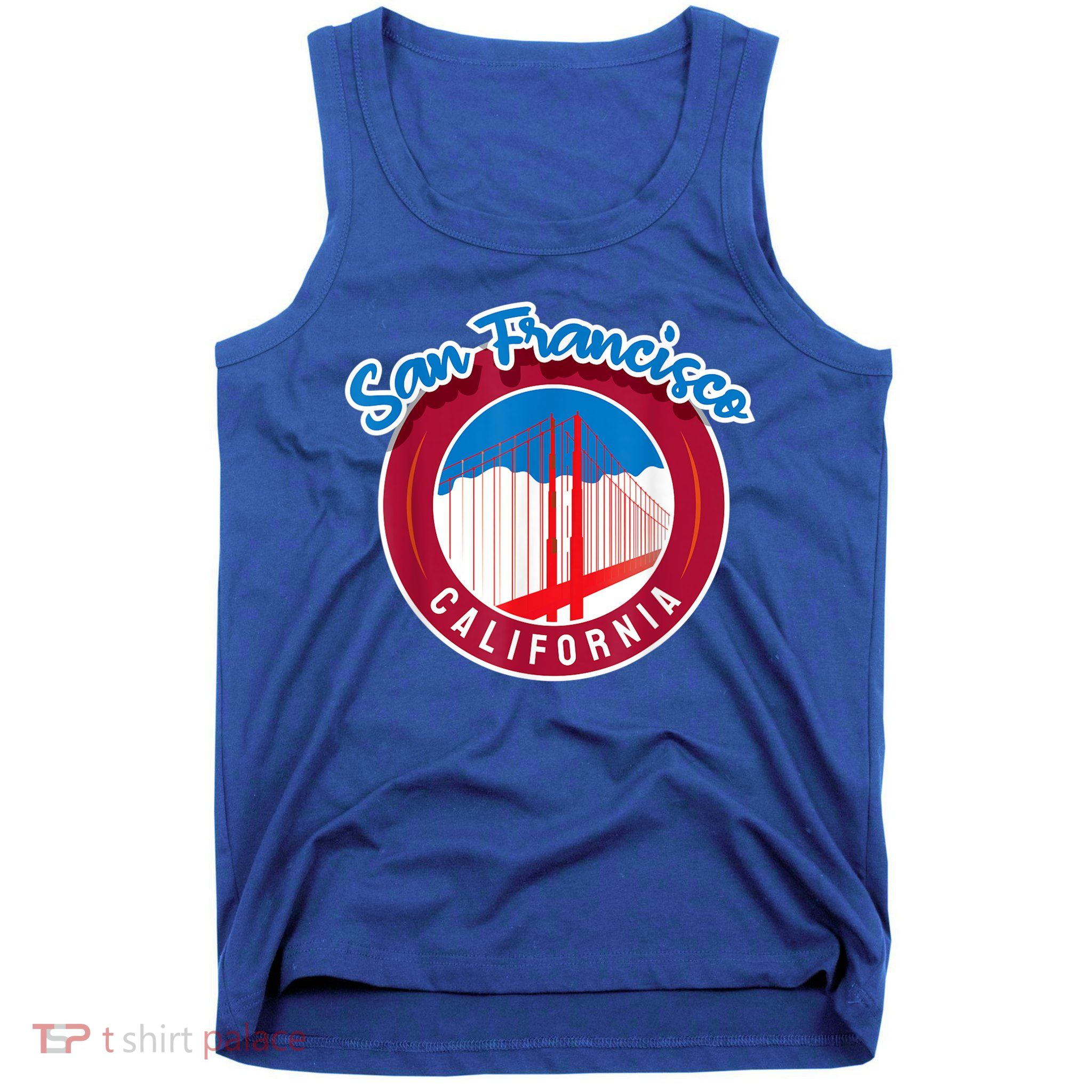 California San Francisco City Gift Bridge Souvenir SF Tank Top