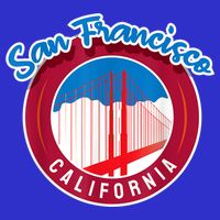 California San Francisco City Gift Bridge Souvenir SF Kids Hoodie
