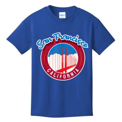 California San Francisco City Gift Bridge Souvenir SF Kids T-Shirt