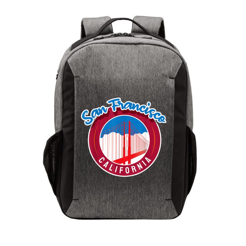 California San Francisco City Gift Bridge Souvenir SF Vector Backpack