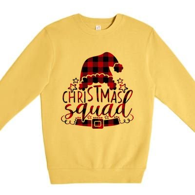 Christmas Squad Family Group Matching Christmas Party Pajama Funny Gift Premium Crewneck Sweatshirt