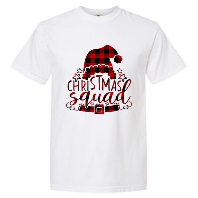 Christmas Squad Family Group Matching Christmas Party Pajama Funny Gift Garment-Dyed Heavyweight T-Shirt