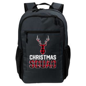 Christmas Squad Family Group Plaid Christmas Gift Daily Commute Backpack