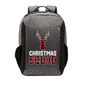 Christmas Squad Family Group Plaid Christmas Gift Vector Backpack