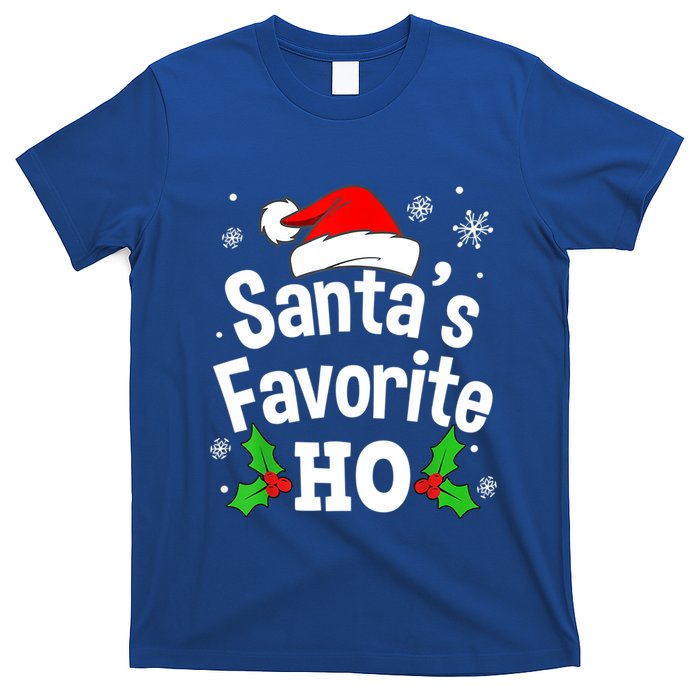 Christmas Santa's Favorite Ho Pajama Adult Naughty Pajama Gift T-Shirt