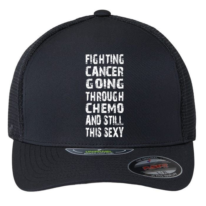 Cancer Survivor Fighting Cancer Going Through Chemo Flexfit Unipanel Trucker Cap