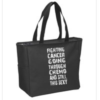 Cancer Survivor Fighting Cancer Going Through Chemo Zip Tote Bag