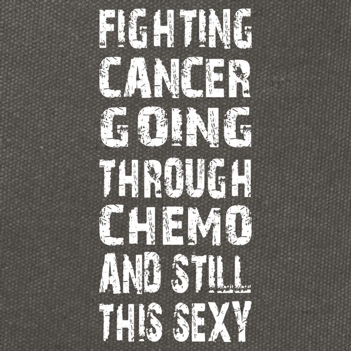 Cancer Survivor Fighting Cancer Going Through Chemo Cotton Canvas Backpack