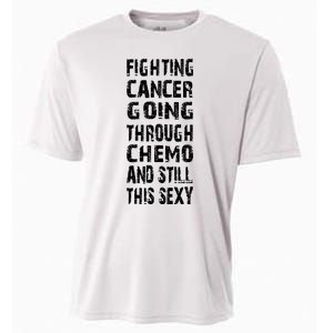 Cancer Survivor Fighting Cancer Going Through Chemo Cooling Performance Crew T-Shirt