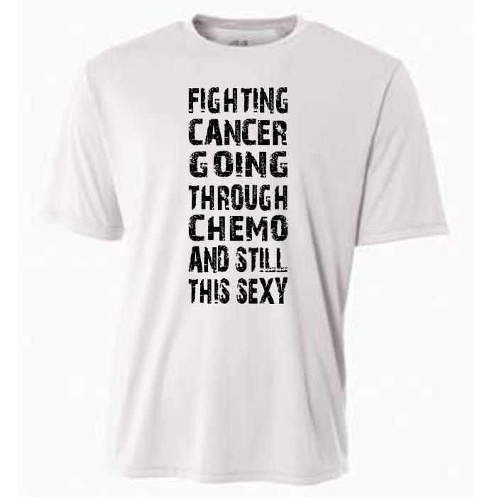 Cancer Survivor Fighting Cancer Going Through Chemo Cooling Performance Crew T-Shirt