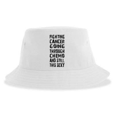Cancer Survivor Fighting Cancer Going Through Chemo Sustainable Bucket Hat