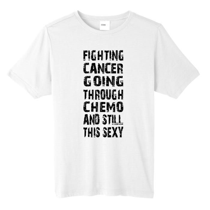 Cancer Survivor Fighting Cancer Going Through Chemo Tall Fusion ChromaSoft Performance T-Shirt