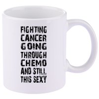 Cancer Survivor Fighting Cancer Going Through Chemo 11oz C Handle Ceramic Mug