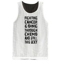 Cancer Survivor Fighting Cancer Going Through Chemo Mesh Reversible Basketball Jersey Tank