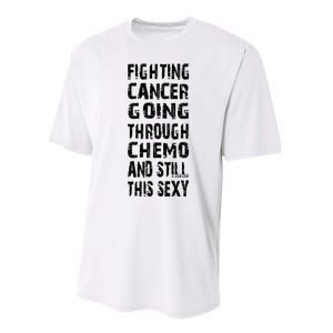 Cancer Survivor Fighting Cancer Going Through Chemo Performance Sprint T-Shirt