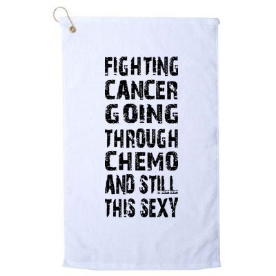 Cancer Survivor Fighting Cancer Going Through Chemo Golf Towel
