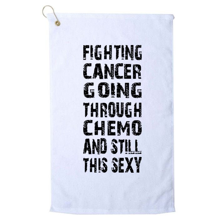 Cancer Survivor Fighting Cancer Going Through Chemo Golf Towel