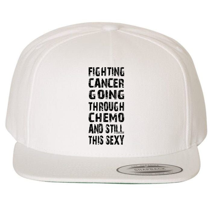 Cancer Survivor Fighting Cancer Going Through Chemo Wool Snapback Cap