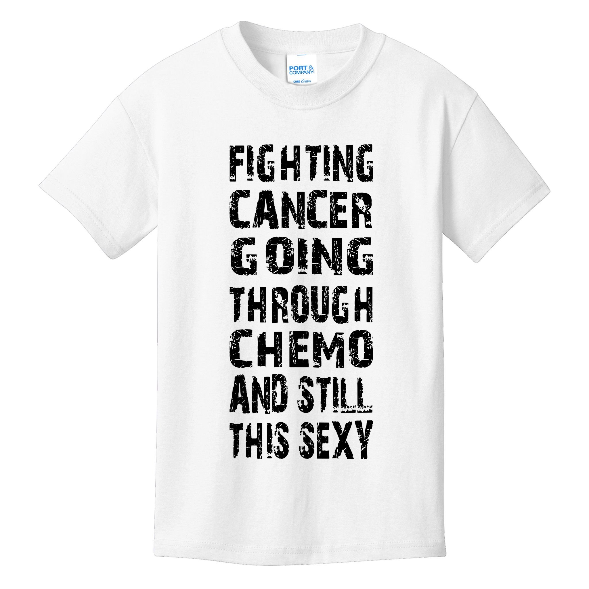 Cancer Survivor Fighting Cancer Going Through Chemo Kids T-Shirt