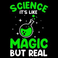 Cool Science For Men Women Science Is Real Geek Nerd Magic 7-Panel Snapback Hat