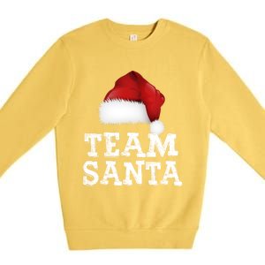 Christmas Squad Family Team Santa Matching Christmas Tree Great Gift Premium Crewneck Sweatshirt