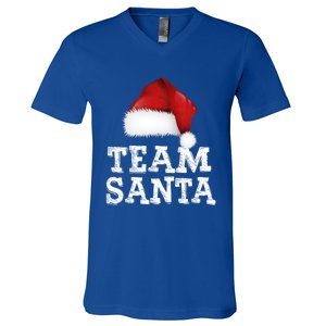 Christmas Squad Family Team Santa Matching Christmas Tree Great Gift V-Neck T-Shirt