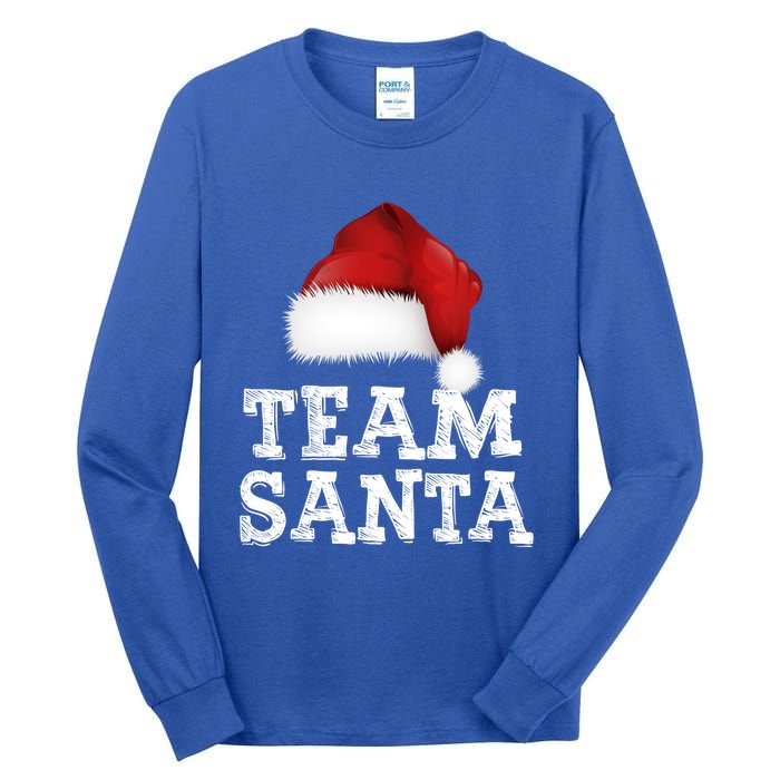 Christmas Squad Family Team Santa Matching Christmas Tree Great Gift Tall Long Sleeve T-Shirt