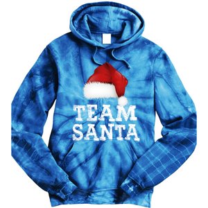 Christmas Squad Family Team Santa Matching Christmas Tree Great Gift Tie Dye Hoodie