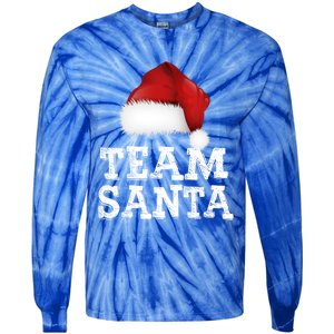 Christmas Squad Family Team Santa Matching Christmas Tree Great Gift Tie-Dye Long Sleeve Shirt