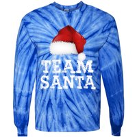 Christmas Squad Family Team Santa Matching Christmas Tree Great Gift Tie-Dye Long Sleeve Shirt