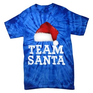 Christmas Squad Family Team Santa Matching Christmas Tree Great Gift Tie-Dye T-Shirt