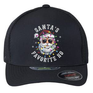 Christmas SantaS Favorite Ho Funny Santa Claus Cute Xmas Flexfit Unipanel Trucker Cap