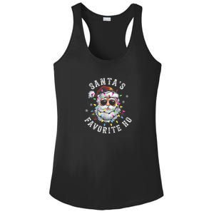 Christmas SantaS Favorite Ho Funny Santa Claus Cute Xmas Ladies PosiCharge Competitor Racerback Tank