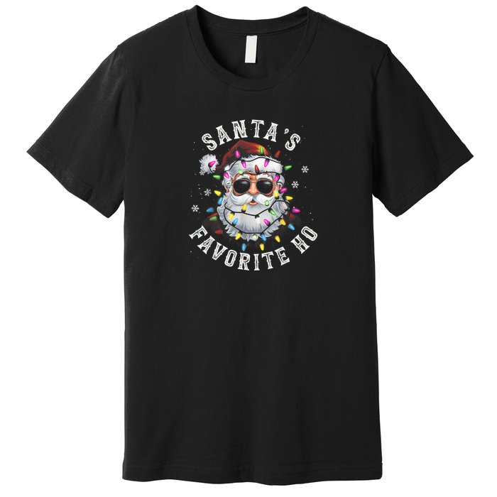 Christmas SantaS Favorite Ho Funny Santa Claus Cute Xmas Premium T-Shirt