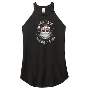 Christmas SantaS Favorite Ho Funny Santa Claus Cute Xmas Women's Perfect Tri Rocker Tank