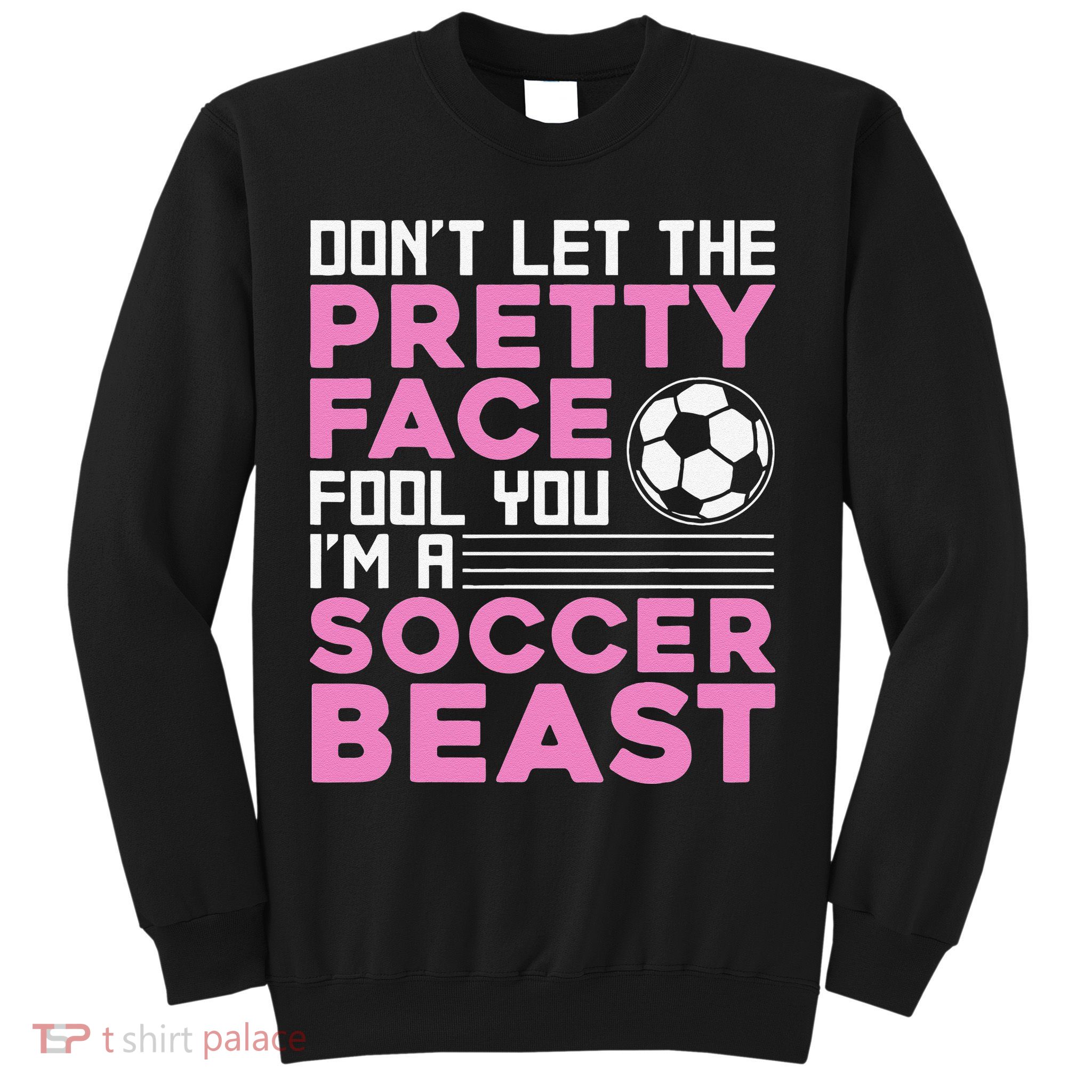 Cool Soccer For  Teen Girls Soccer Lover Player Sports Sweatshirt