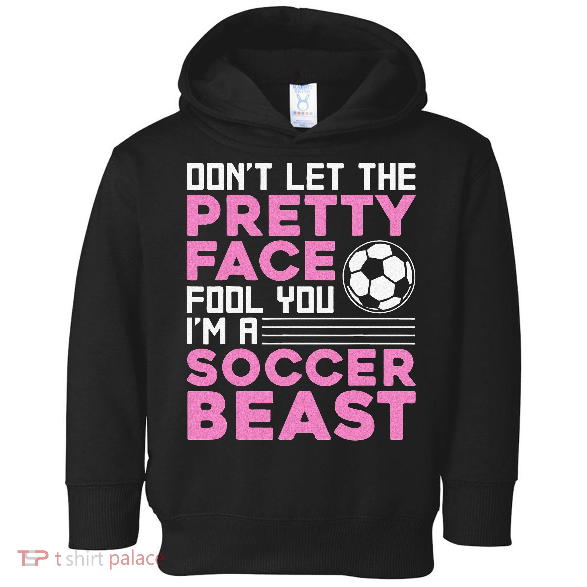 Cool Soccer For  Teen Girls Soccer Lover Player Sports Toddler Hoodie