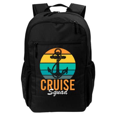 Cruise Squad Family Matching Cruise Trip Vacation Designs Daily Commute Backpack