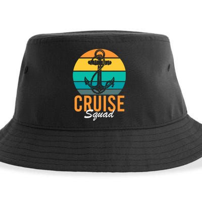 Cruise Squad Family Matching Cruise Trip Vacation Designs Sustainable Bucket Hat