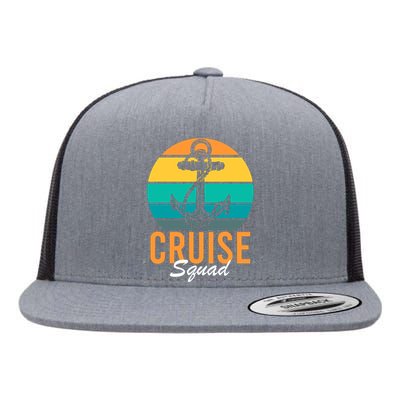 Cruise Squad Family Matching Cruise Trip Vacation Designs Flat Bill Trucker Hat