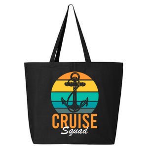 Cruise Squad Family Matching Cruise Trip Vacation Designs 25L Jumbo Tote