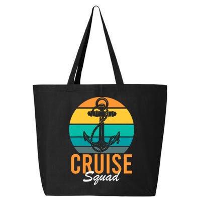 Cruise Squad Family Matching Cruise Trip Vacation Designs 25L Jumbo Tote