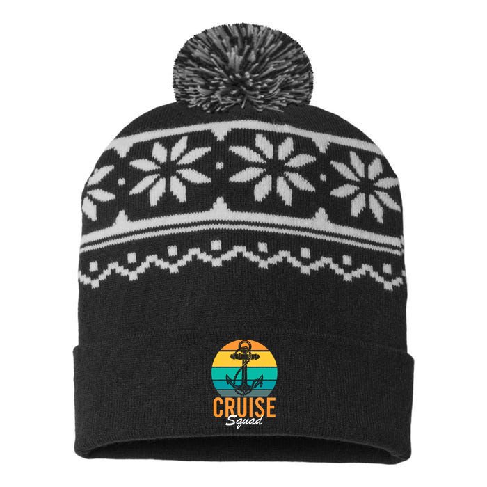 Cruise Squad Family Matching Cruise Trip Vacation Designs USA-Made Snowflake Beanie