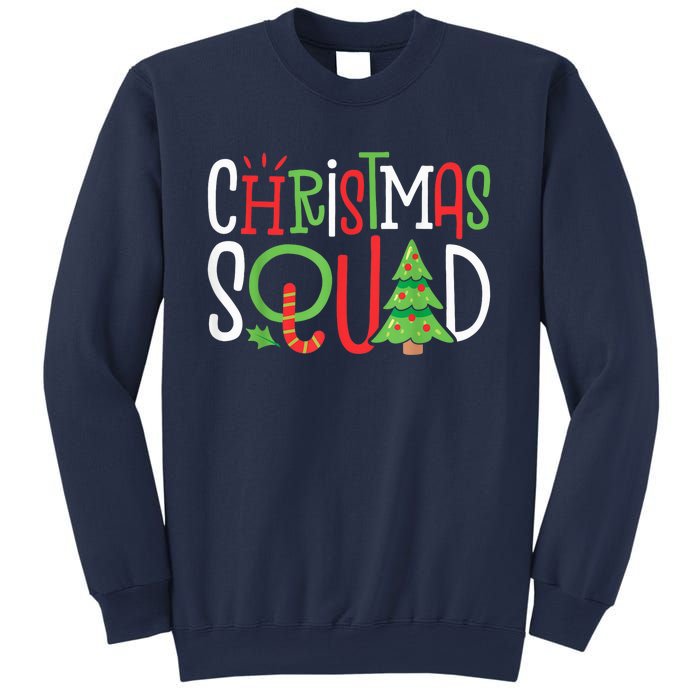 Christmas Squad Funny Xmas Tree Family Matching Pajamas Sweatshirt