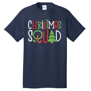 Christmas Squad Funny Xmas Tree Family Matching Pajamas Tall T-Shirt