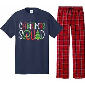 Christmas Squad Funny Xmas Tree Family Matching Pajamas Pajama Set