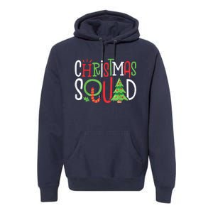 Christmas Squad Funny Xmas Tree Family Matching Pajamas Premium Hoodie