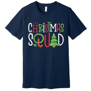 Christmas Squad Funny Xmas Tree Family Matching Pajamas Premium T-Shirt