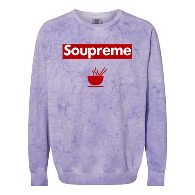 Charles Soupreme Funny Soupreme Logo Colorblast Crewneck Sweatshirt