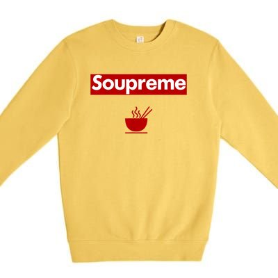 Charles Soupreme Funny Soupreme Logo Premium Crewneck Sweatshirt